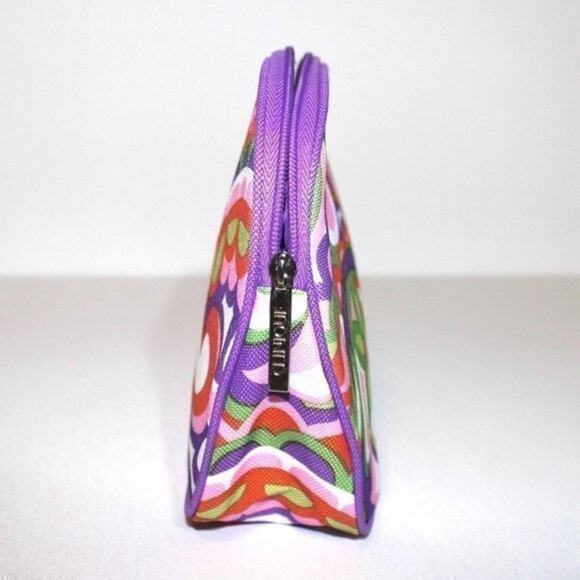 Clinique Retro Pattern Large Clinique Makeup Bag - Picture 2 of 3